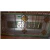 Image 1 : STAINED GLASS WINDOW 49½" w x 19"h