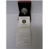 Image 1 : 2007 50 CENT STERLING SILVER COIN- GOLDEN FORGET ME NOT