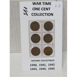 Wartime collection pennies 1940 -45