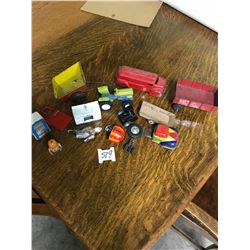 Lot of miniature tin toys