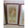 Image 3 : 4 Prints (Art Nouveau), 4 Seasons, 11" x 20" Alphonse, Mucha