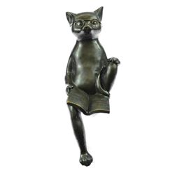 Cat For Desk Bronze Sculpture