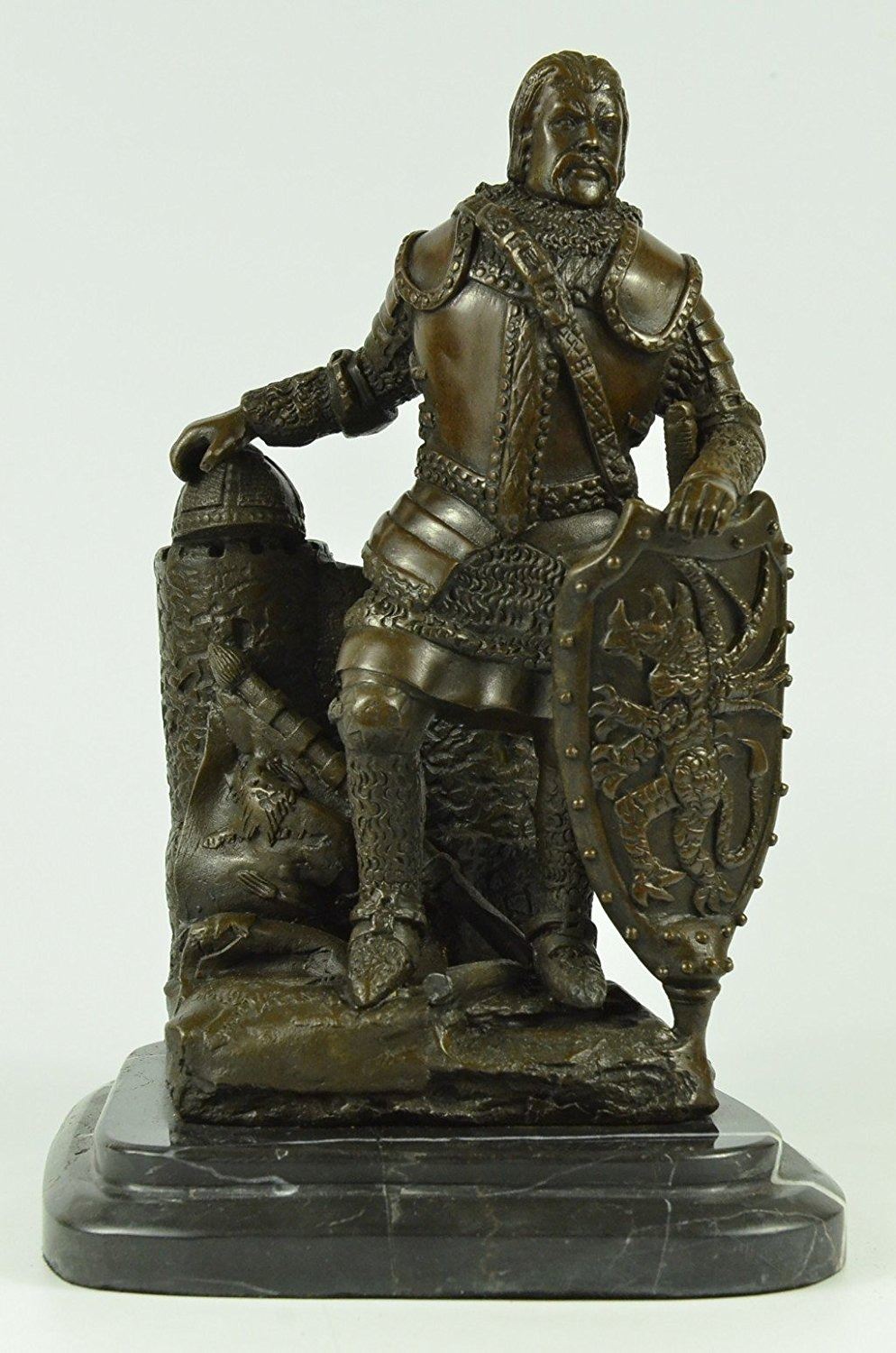 Armor Viking Warrior Bronze Sculpture