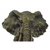 Image 3 : Elephant Head Bust with Baby Bronze Sculpture