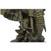 Image 4 : Elephant Head Bust with Baby Bronze Sculpture