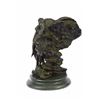 Image 7 : Elephant Head Bust with Baby Bronze Sculpture