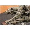 Image 4 : Panther Wild African Cat on Tree Bronze Sculpture