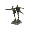 Image 1 : Ice Skating Bronze Sculpture