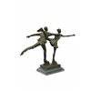 Image 3 : Ice Skating Bronze Sculpture