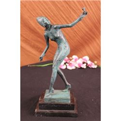 Jester With Drink Bronze Sculpture