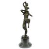 Image 1 : Satyr With His Child Dancing Bronze Statue