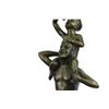 Image 4 : Satyr With His Child Dancing Bronze Statue