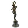 Image 7 : Satyr With His Child Dancing Bronze Statue