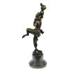 Image 8 : Satyr With His Child Dancing Bronze Statue