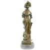 Image 3 : Classy Society Lady with Rose Bronze Sculpture