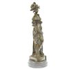 Image 5 : Classy Society Lady with Rose Bronze Sculpture