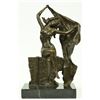 Image 1 : Sexy Lady Bronze Sculpture on Marble Base Statue