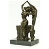 Image 5 : Sexy Lady Bronze Sculpture on Marble Base Statue