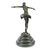 Image 2 : Symmetrical European Dancer Bronze Sculpture