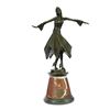 Image 2 : Dancer Bronze Sculpture on Marble Base Statue