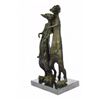 Image 1 : Meerkat and Baby Genuine Bronze Sculpture