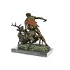 Image 8 : Hercules Killing Stag Bronze Statue