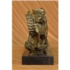 Image 2 : Wolf protecting her cub Bronze Sculpture on Marble Base Statue