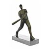 Image 1 : Baseball Player Bronze Statue