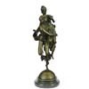 Image 5 : Pandora Box and Flying Mercury Bronze Sculpture