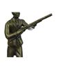 Image 6 : Hunter with Gun Ashtray Bronze Sculpture