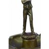 Image 7 : Hunter with Gun Ashtray Bronze Sculpture