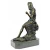 Image 2 : Nude Native American Warrior Bronze Statue