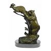 Image 3 : Jaguar attacking Baby Gazelle Bronze Sculpture