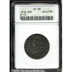 1818[25C] VF30 ANACS.