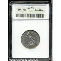 1835[25C] AU55 ANACS.