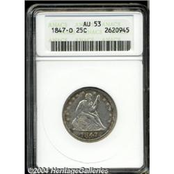 1847-O[25C] AU53 ANACS.