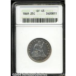 1869[25C] XF45 ANACS.