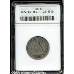 1872-CC[25C] VG8 ANACS.