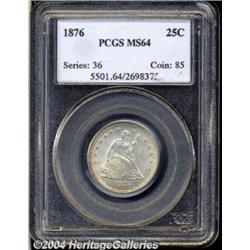 1876[25C] MS64 PCGS.