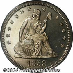 1858[25C] PR64 Cameo PCGS.