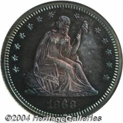 1868[25C] PR65 ANACS.