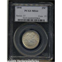 1898[25C] MS64 PCGS.