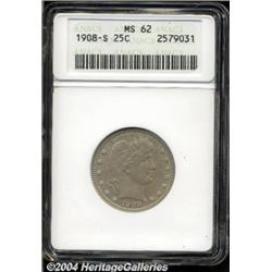 1908-S[25C] MS62 ANACS.