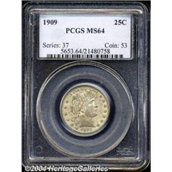 1909[25C] MS64 PCGS.