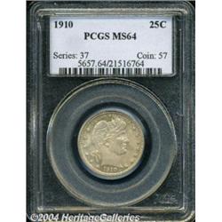 1910[25C] MS64 PCGS.