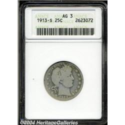 1913-S[25C] AG3 ANACS.
