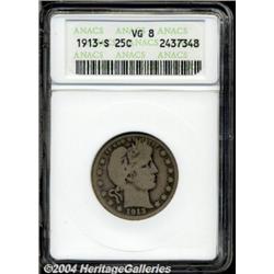 1913-S[25C] VG8 ANACS.