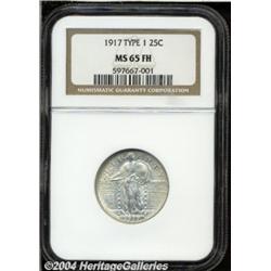 1917[25C] Type One MS65 Full Head NGC.