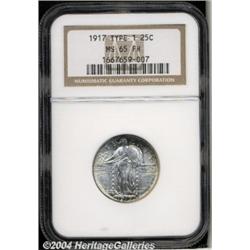 1917[25C] Type One MS65 Full Head NGC.