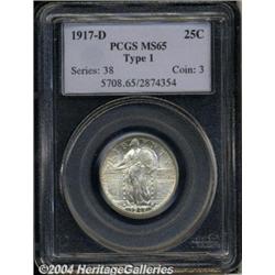 1917-D[25C] Type One MS65 PCGS.